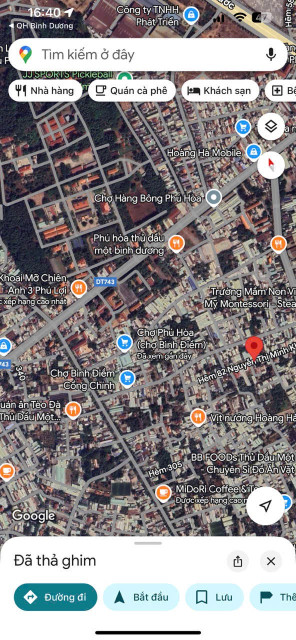 Đất Khu8 Phú Hoà-TP.TDM nhựa thông 5m vị trí trung tâm gần chợ Phú Hoà sót lô xây nhà đẹp