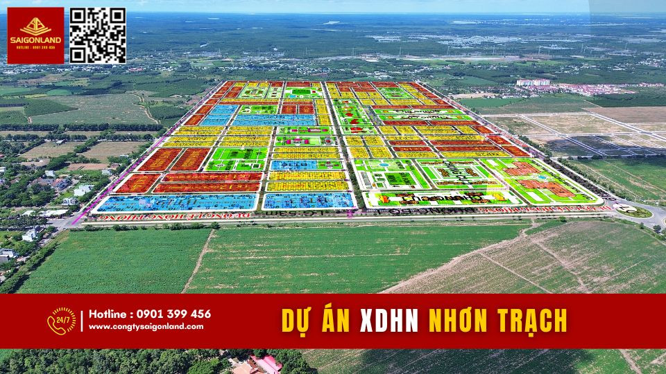 Cần bán 20 nền đất dự án HUD và XDHN sổ sẵn với giá cực tốt tại Nhơn Trạch Đồng Nai.