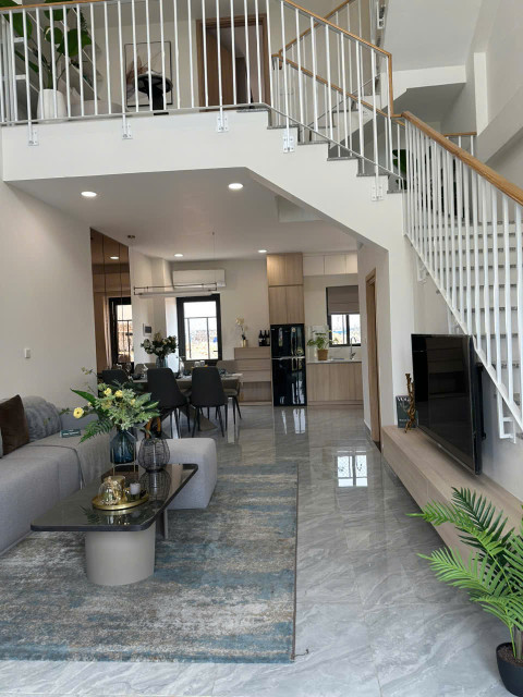 Bán nhà ở xã hội K Home New City, 1 trệt 1 lửng 1 lầu, nội thất đầy đủ, Phường Hòa Phú, Thủ Dầu Một