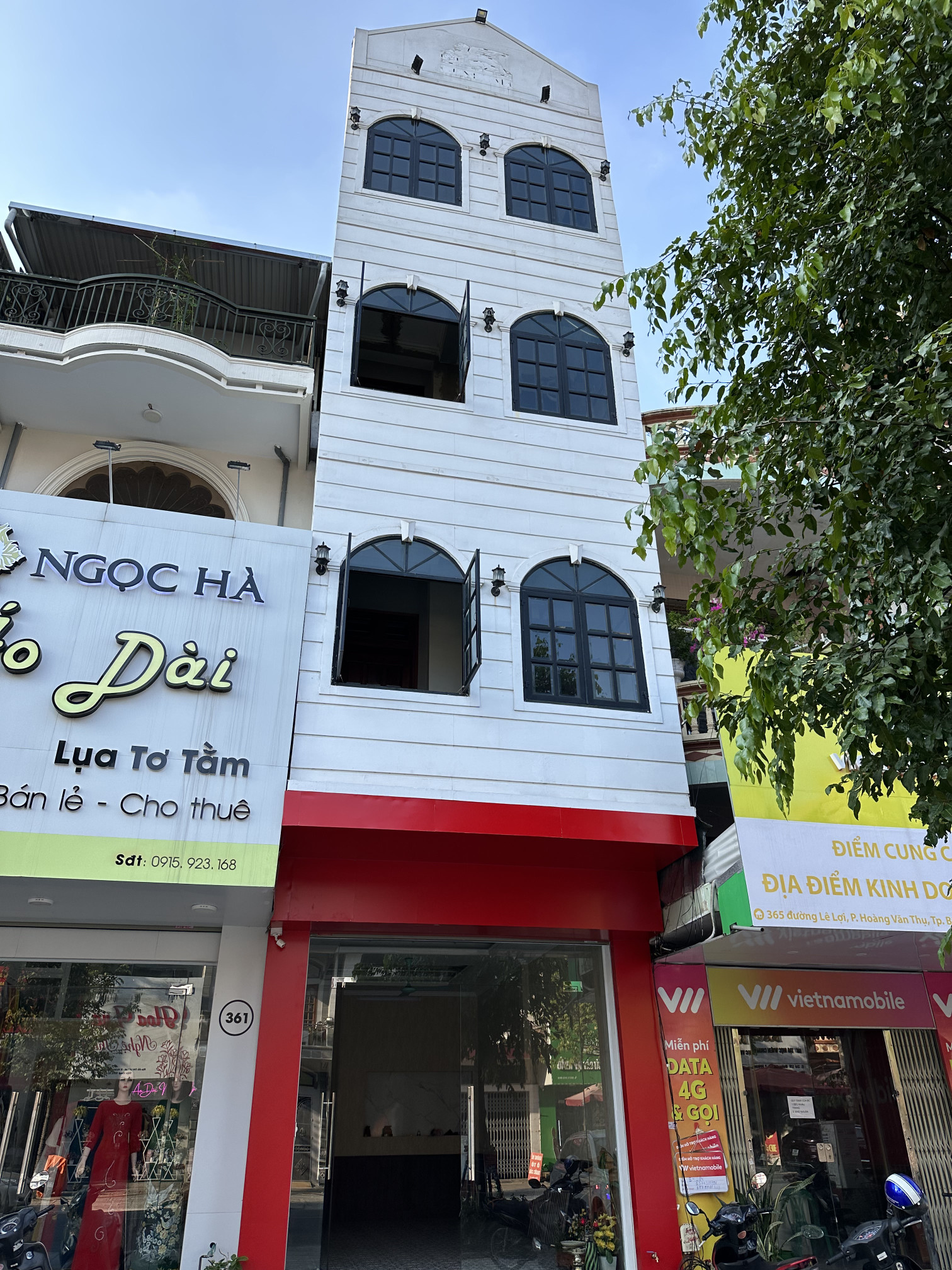 Cho thuê mặt bằng kinh doanh trung tâm thành phố Bắc Giang