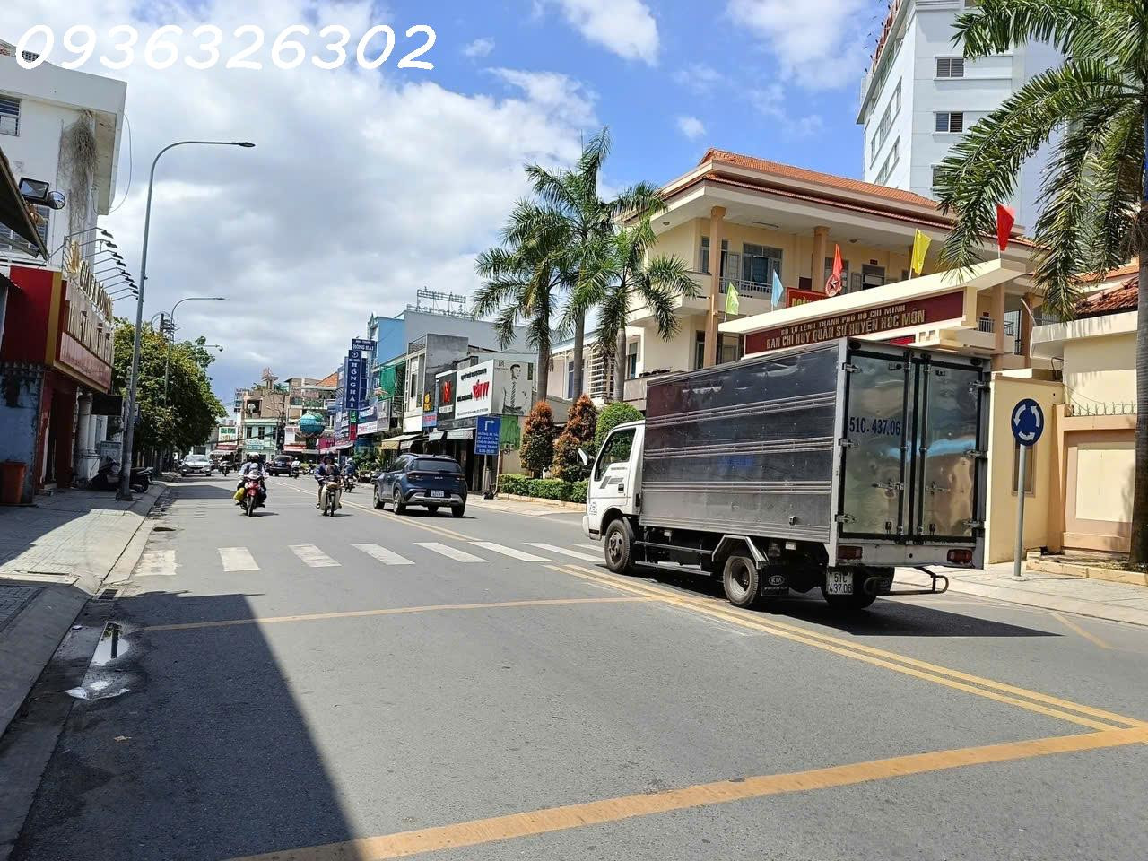 Đất Ở  Mặt Tiền Lê Lợi Hóc môn 543m2 Ngang Khủng 10m
