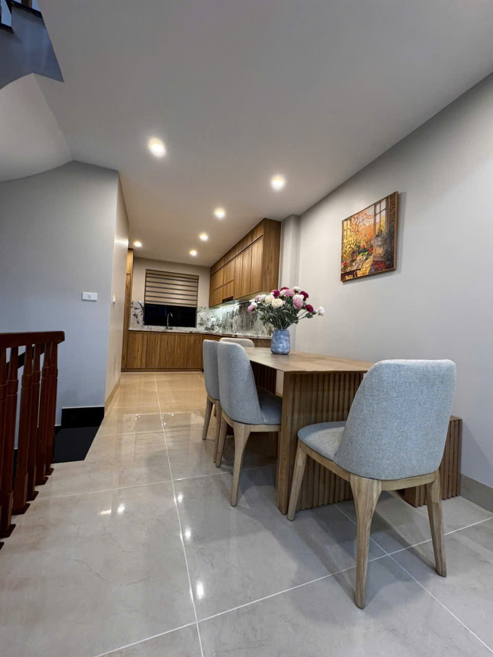 NHÀ ĐẸP DÂN XÂY TÂM HUYẾT FULL NỘI THẤT  Lệ Mật 70m2 X 5 Tầng X12.8 tỷ Long Biên-Hà Nội.