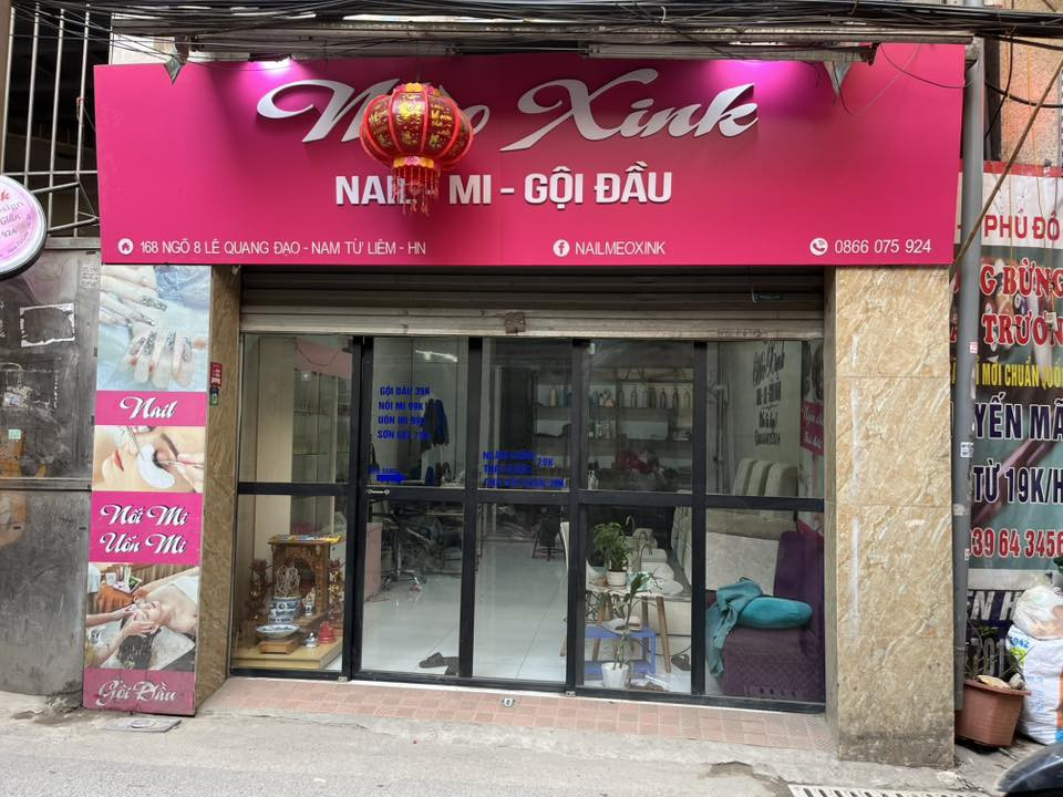 Sang nhượng quán nail – mi – gội mặt đường ngõ 8, Phú Đô, Lê Quang Đạo