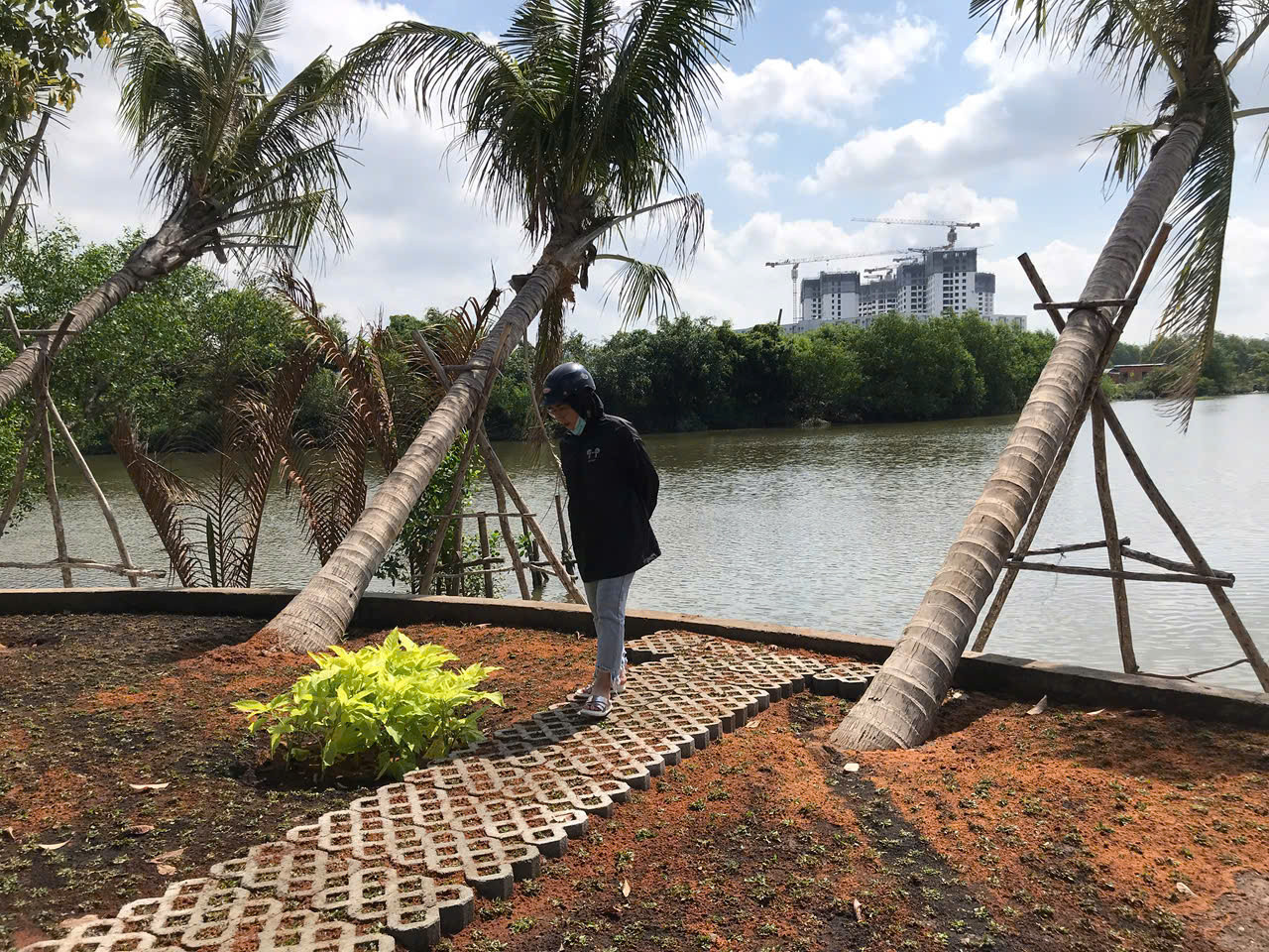 Cần Bán đất nhà phố view sông xã Phong Phú, Huyện Bình Chánh , sổ hồng, thổ cư giá rẻ.