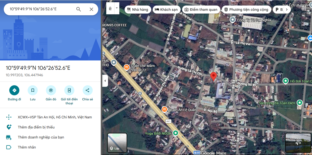 Bán, Đất, 1500m², giá 6.5 tỷ, tại Đường Lê Thị Chì, Xã Tân An Hội, TP. Hồ Chí Minh