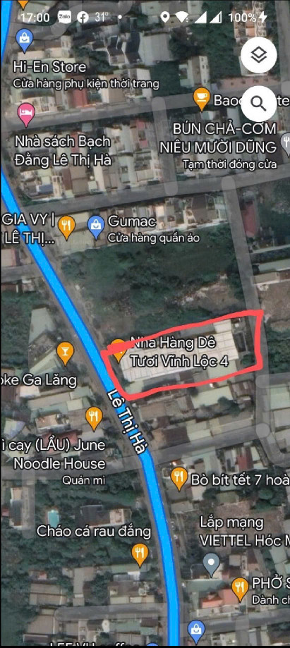 SIÊU CỰC PHẨM MẶT TIỀN HƠN 1.700M² LÊ THỊ HÀ, TÂN XUÂN - TRUNG TÂM HÓC MÔN