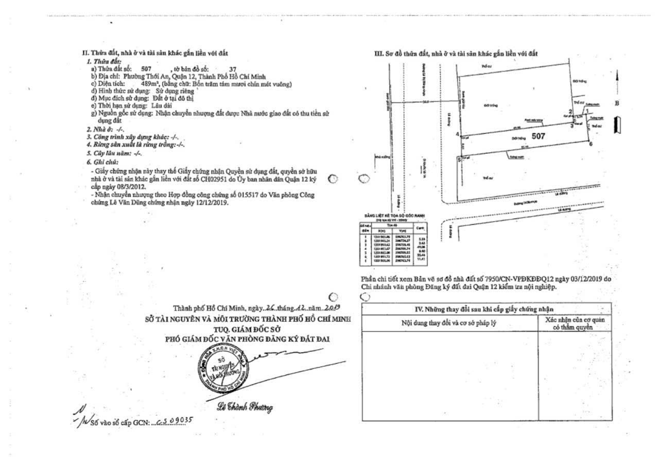 SIÊU PHẨM 489m2 ĐẤT MTKD ĐỈNH CAO LÊ THỊ RIÊNG, KẾ BÊN UBND QUẬN 12