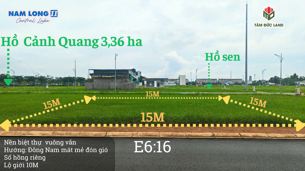NỀN BIỆT THỰ NAM LONG 2 CẦN THƠ