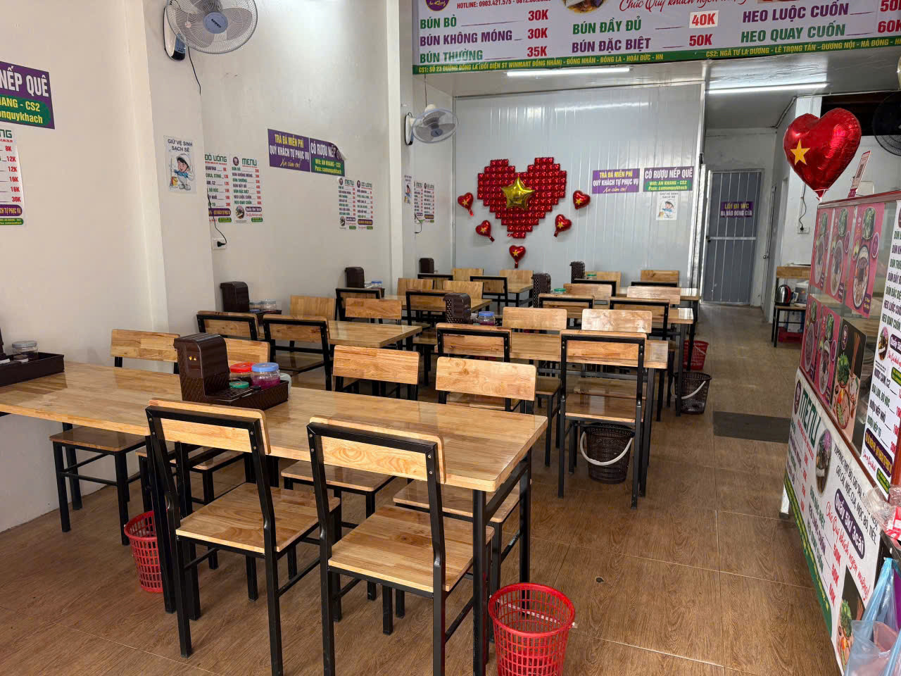 NHƯỢNG LẠI QUÁN BÚN BÒ HUẾ MẶT ĐƯỜNG LÊ TRỌNG TẤN, XÃ AN KHÁNH, HUYỆN HOÀI ĐỨC-   GẦN THIÊN ĐƯỜNG BẢO SƠN