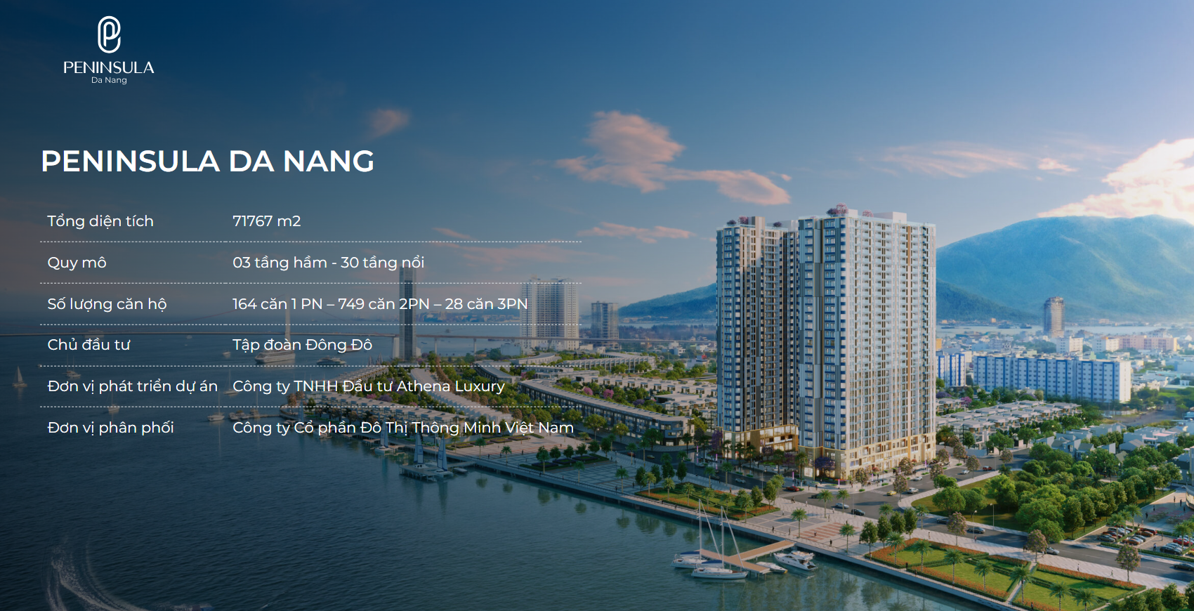 HOT ! CĂN HỘ HẠNG SANG PENINSULA - VIEW SÔNG HÀN - TUNG QUỸ CĂN ĐẸP T12, GIÁ TỪ 5xTR/M2. CK TỪ 10%.