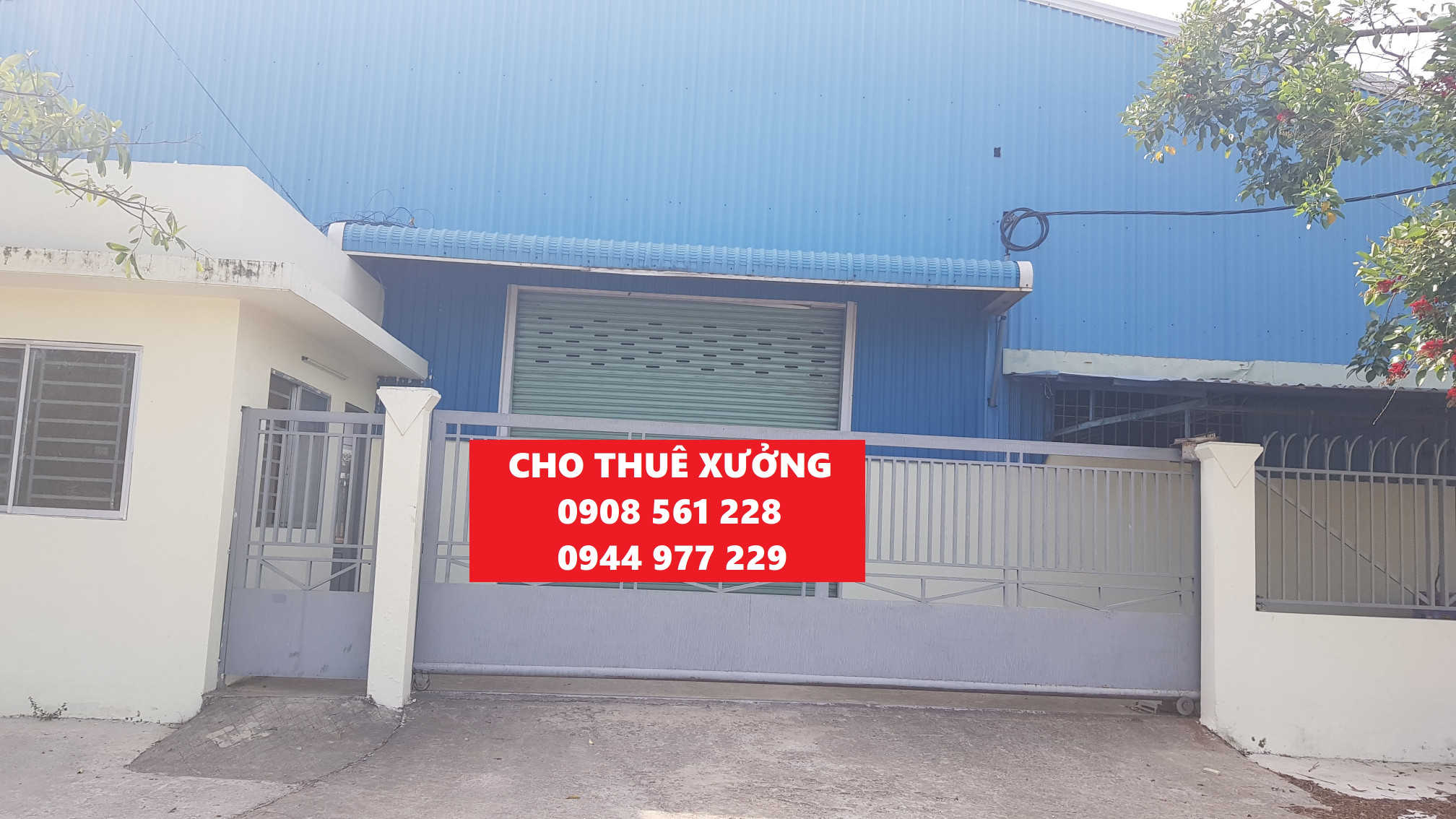 NHÀ XƯỞNG CHO THUÊ ĐƯỜNG LÊ VĂN KHƯƠNG P.THỚI AN QUẬN 12 DT: 1500M GIÁ 110 TRIÊU/THÁNG