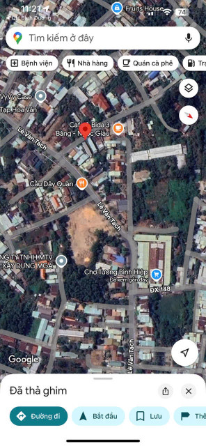 Đất Tương Bình Hiệp-TP.TDm nhựa oto né nhau gần ngay Chợ Mới vị trí đẹp giá êm