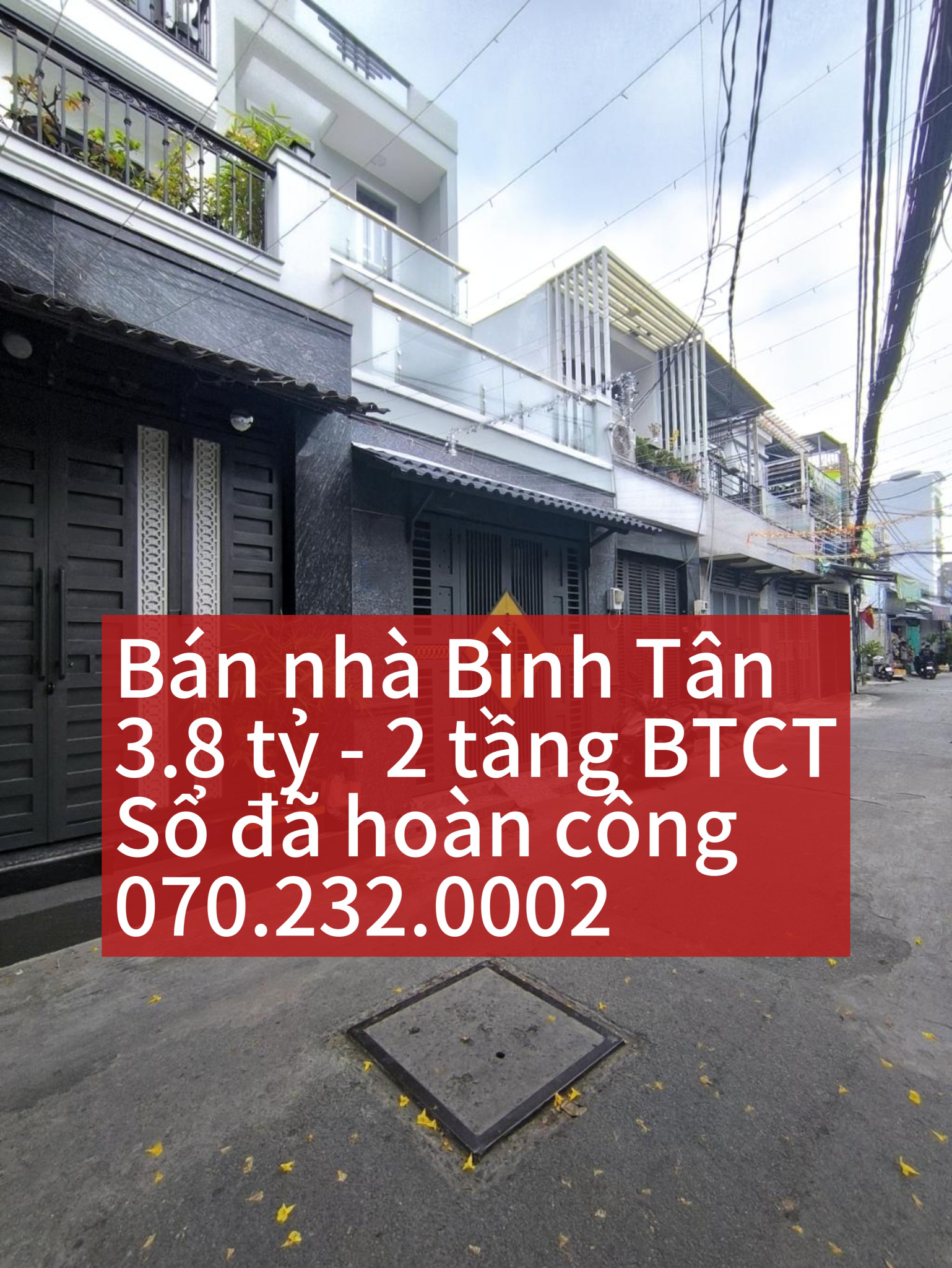 Bán nhà Bình Tân Liên Khu 2-10 - 3.8 tỷ - 2 tầng BTCT - Sổ đẹp đã hoàn công