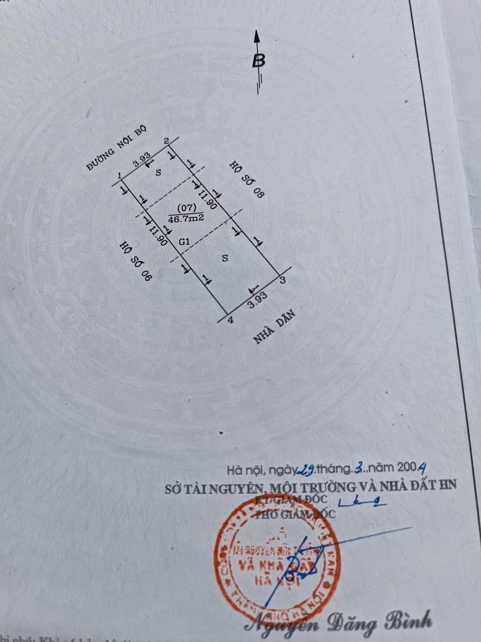 BÁN ĐẤT TẶNG NHÀ CẤP 4 LIÊN MẠC 47M2 PHÂN LÔ QUÂN ĐỘI ÔTÔ 7 CHỖ VÀO ĐẤT GIÁ 6.45 TỶ