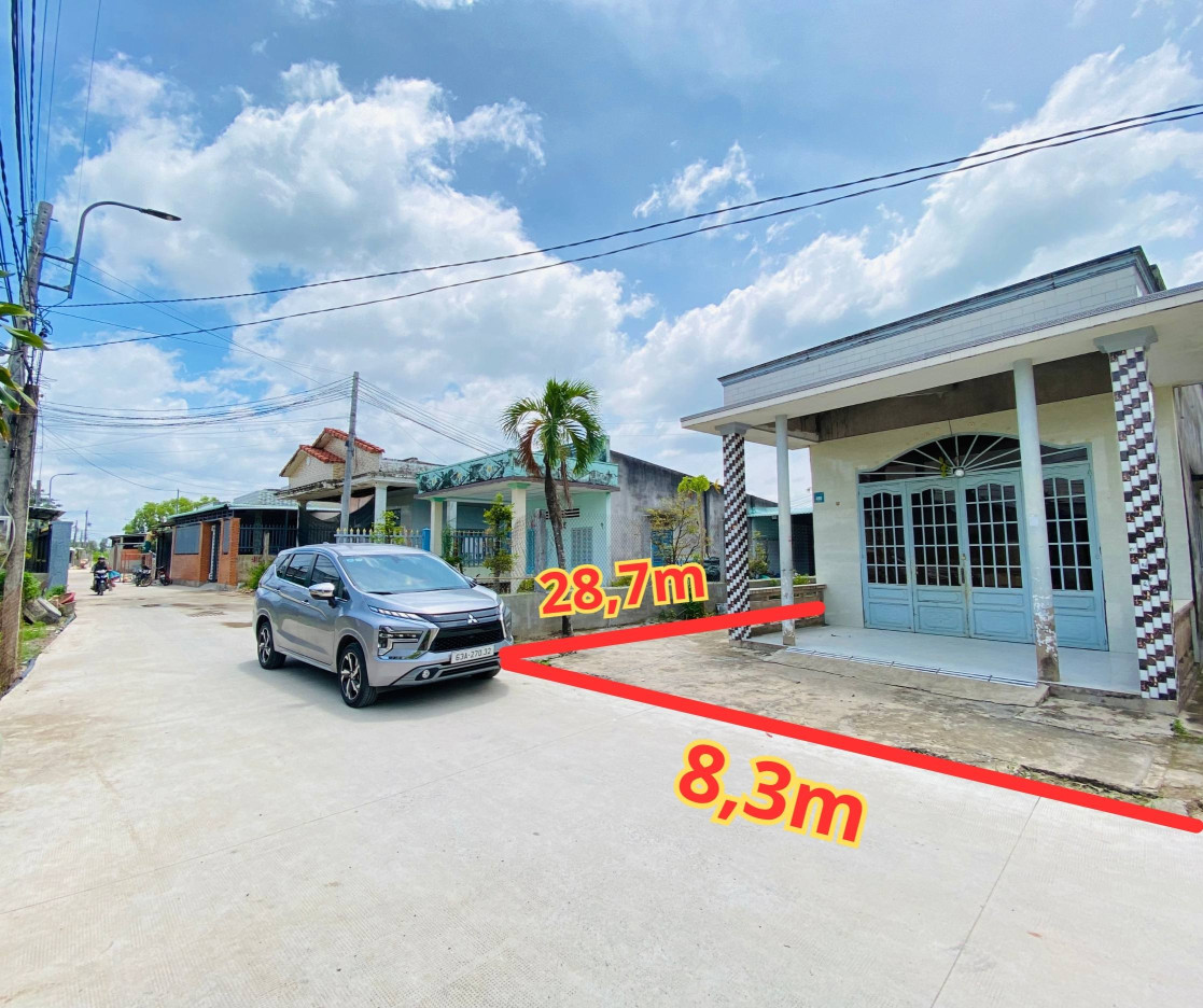 Bán nhà 242.6m² ngang 8,3m giá 1.7 tỷ tại Xã Long Định Huyện Cần Đước