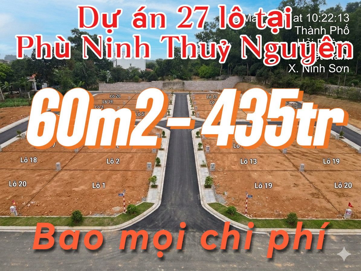 🔥 CHỐT NHANH TRONG TUẦN - ĐẤT F0 PHÙ NINH - THỦY NGUYÊN 🔥