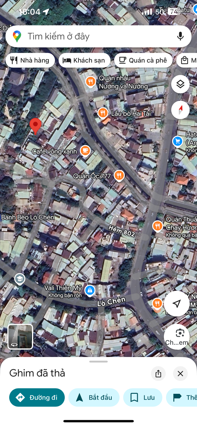 Đất Chánh Nghĩa (phường Thủ Dầu Một-TP.HCM) sót duy nhất 2 lô đường oto giá rẻ,bao êm,ko dính quy hoạch,nhánh Lò Chén