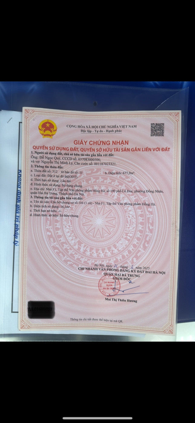 Cần Bán Căn Hộ Tập Thể Phố Lò Đúc