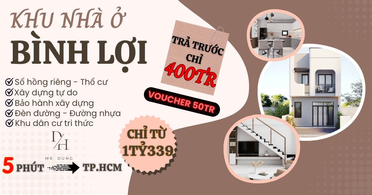 Bán nhà 1 trệt 1 lầu, 160m2, 3 phòng ngủ, đường Long Chiến, Bình Lợi