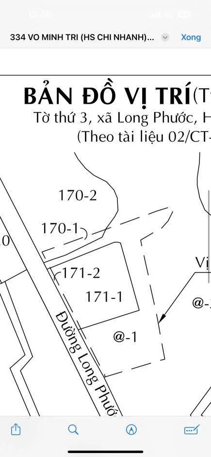 Đất Mt đường Long Phước * 42 x 36 p Long Thuận Q9