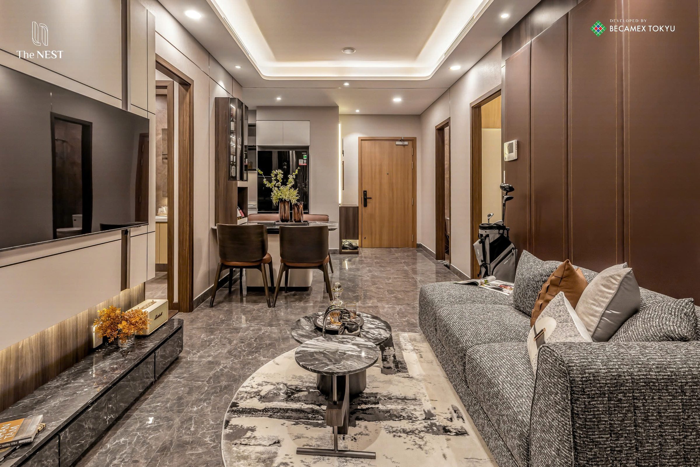57m2 - Giá 2.62 tỷ - 2PN2WC The Nest cách AEON Mall vài bước chân