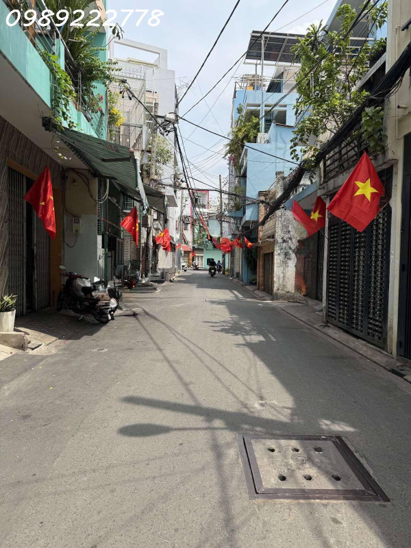 [#TÂN_BÌNH]— HXH TRÁNH THÔNG - KINH DOANH TỐT- GIÁP QUẬN 10 - MỚI ĐẸP - 80M2 NGANG HIẾM 5.4M - 5 TẦNG BTCT 6PN 7WC -SỔ ĐẸP.