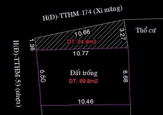 🔴Bán lô đất góc 2 mặt tiền Yhi5 trấn Hóc Môn 9x10m 90m² giá 4ty250 đường thông buôn bán