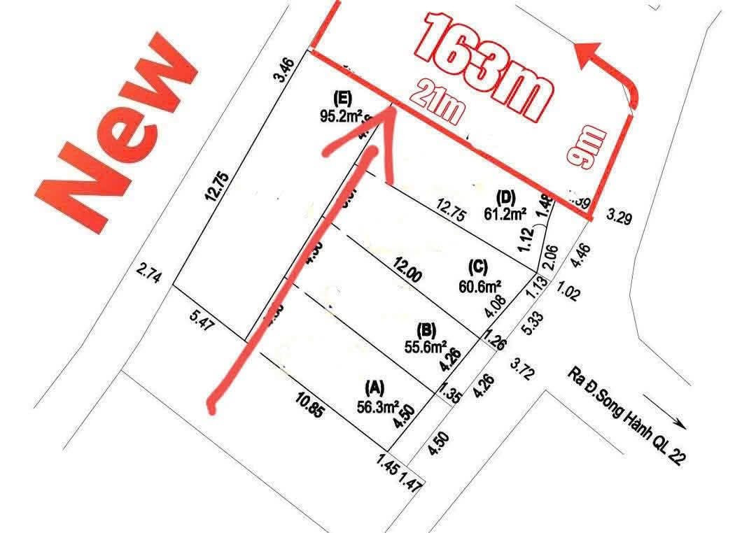 🟥Bán nhà góc 2MT Thị trấn Hóc Môn rộng tới 164m² ngang 9m trung tâm thuận lợi chỉ ngoài 6ty