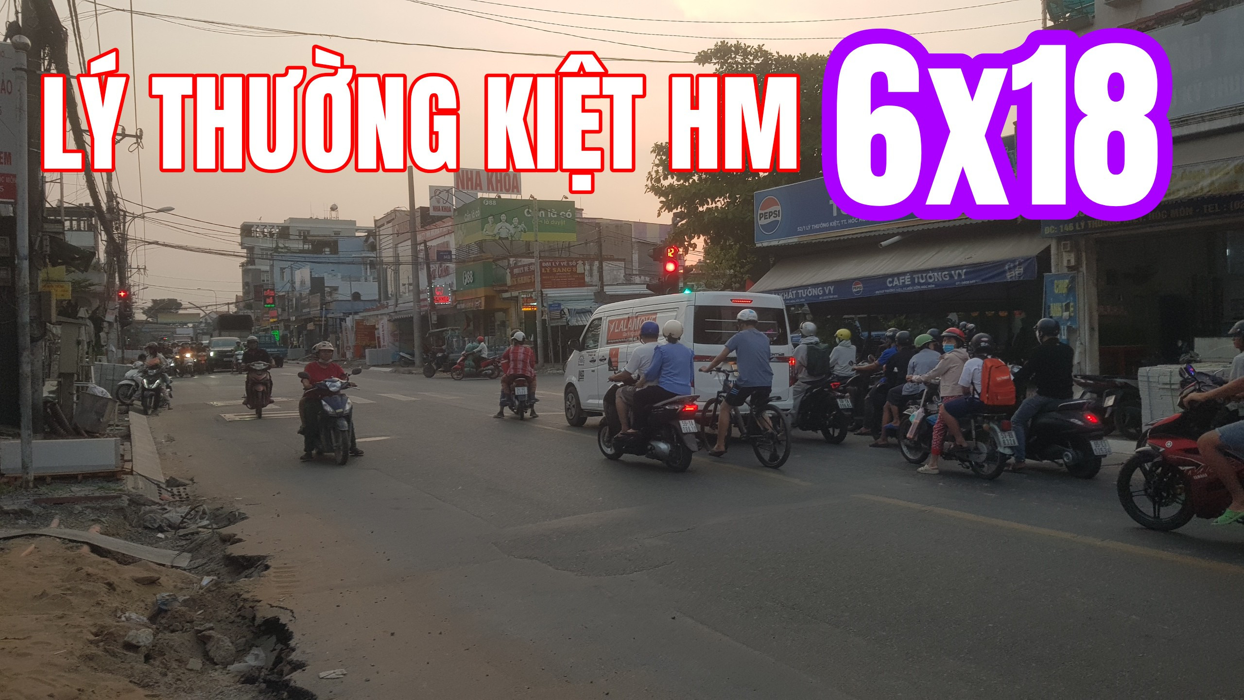 🛑Mặt tiền Lý Thường Kiệt giao Song Hành Hóc Môn vị trí VIP diện tích đẹp 6x18m đầu tư buôn bán giá tốt gọi ngay 0994 123 567