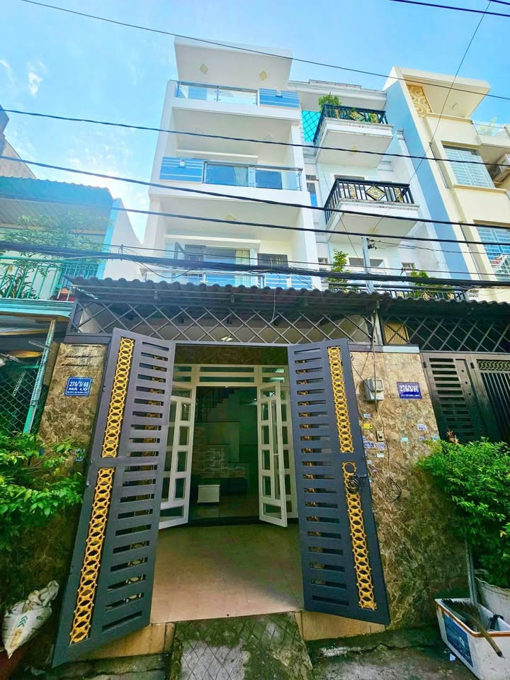 Bán nhà trệt 3 lầu hẻm xe tải 276/3/48 Mã Lò Bình Tân giá 5,25t tl