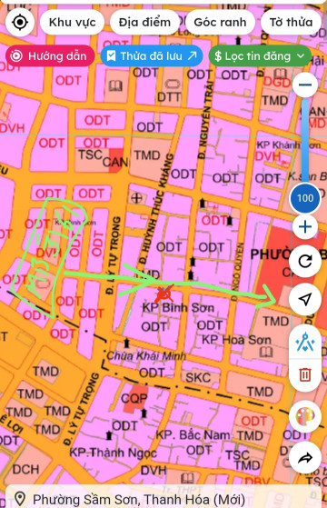 Nhà Phố 2 MT trung tâm Bắc Sơn Sầm Sơn