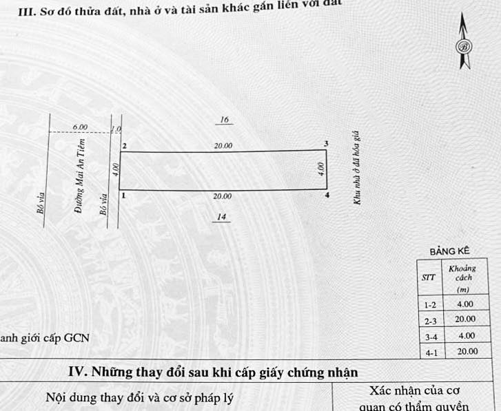 BÁN ĐẤT MẶT TIỀN MAI AN TIÊM (KHU ĐIỆN BIÊN PHỦ, NHƠN BÌNH, QUY NHƠN - LH: 0944.07.0044