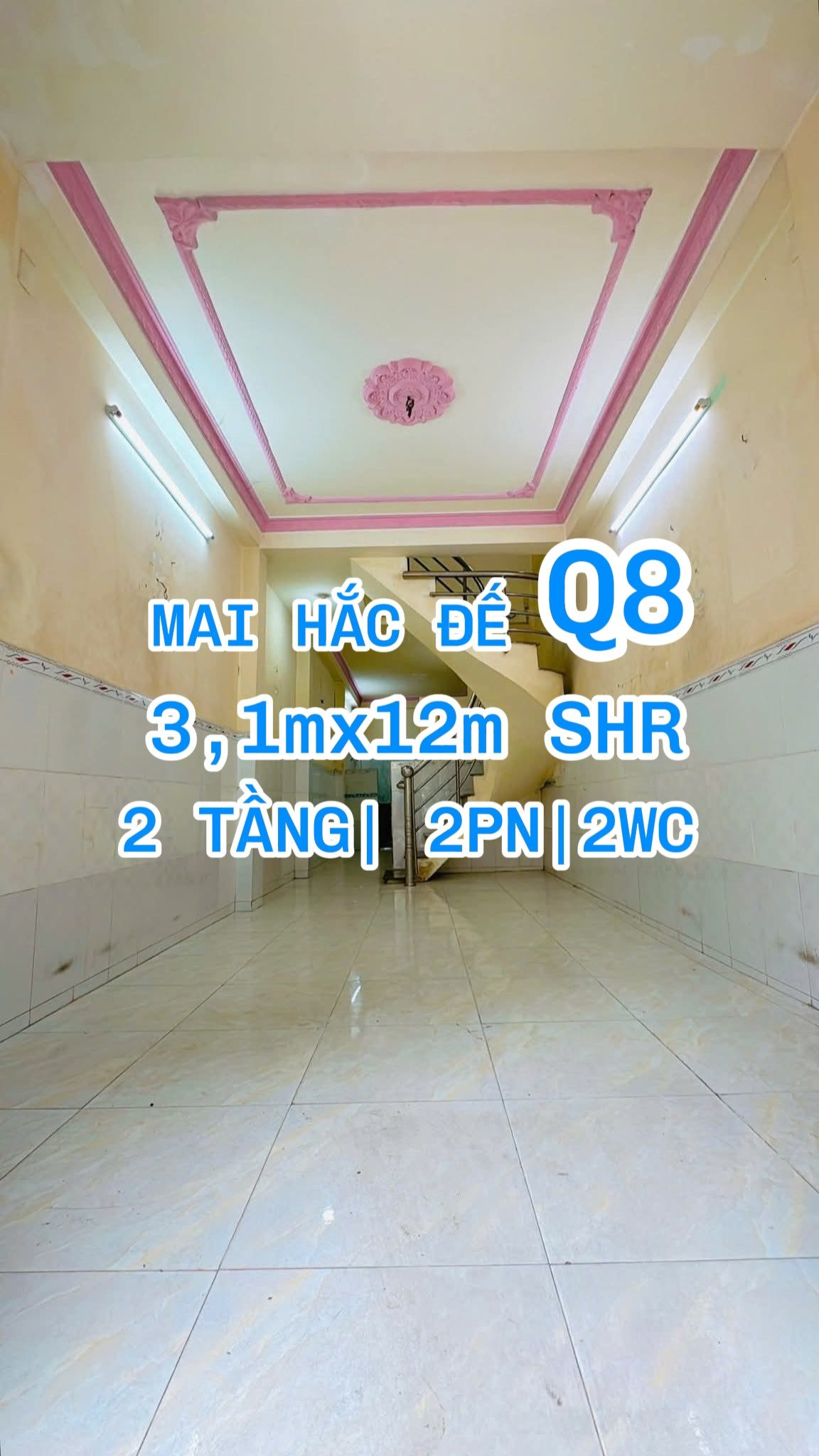 [ MAI HẮC ĐẾ, QUẬN 8 ] NHÀ PHỐ 2 TẦNG ĐÚC BTCT CÁCH ĐƯỜNG CHÍNH 15M, SHR ĐẸP - KHÔNG QUY HOẠCH GIẢI TỎA, KHÔNG LỘ GIỚI