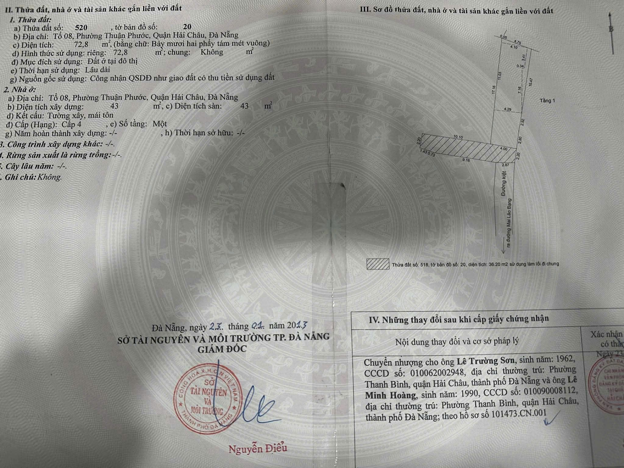 📌📌📌LÀM VIỆC TRỰC TIẾP GIÁ TỐT !!! Bán trọ kiệt Mai Lão Bạng, Hải Châu