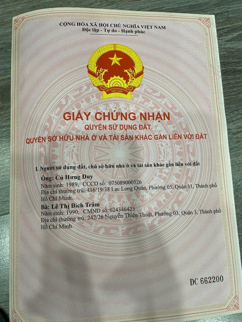 BÁN NHÀ CHÍNH CHỦ  - GIÁ TỐT - Mặt Tiền Đường Ven Biển, Xã Lộc An, Đất Đỏ, Bà Rịa - Vũng Tàu