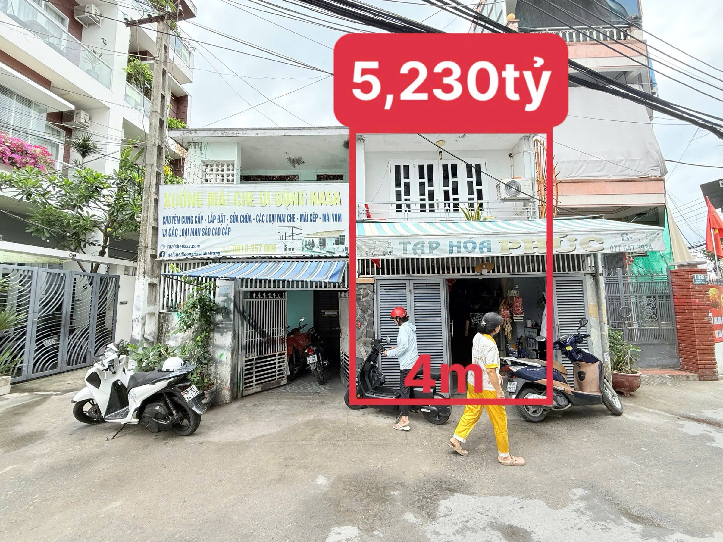 🍁BÁN CAN  NHÀ TRUNG TÂM TP NHA TRANG – KHU MÁY NƯỚC – ĐƯỜNG ÔTÔ TẬN NHÀ🍁

• Nhà 2 tầng : Diện tích: 58,1m²
 - Ngang: 4m 💰Giá : 5 tỷ 230 triệu