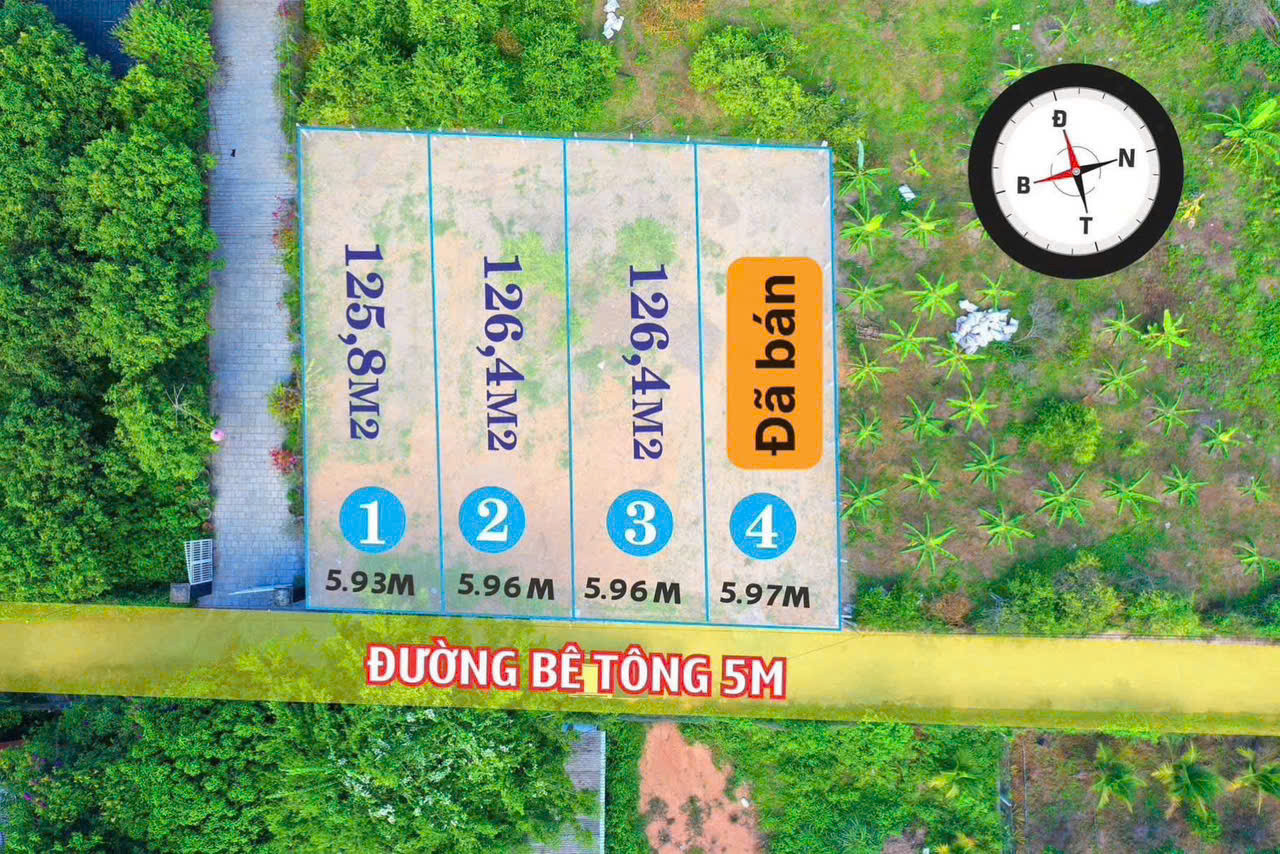 Bán 4 lô full thổ cư tại Suối Tiên, Diên Khánh cực đẹp.