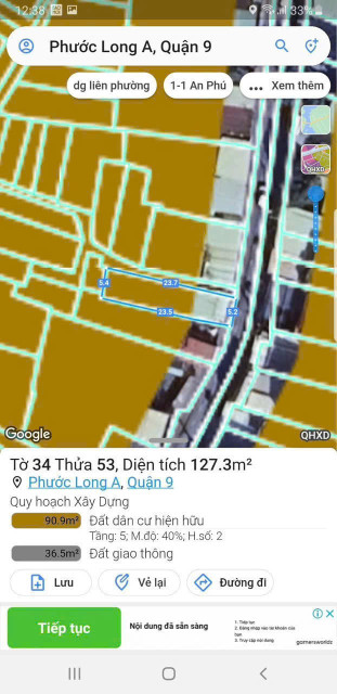 Ha giá Bán 2 căn nhà Mặt Tiền đường NAm Hoà, Phước Long A, Quận 9. Gần XLHN. cầu rạch chiếc. gametro 200m.