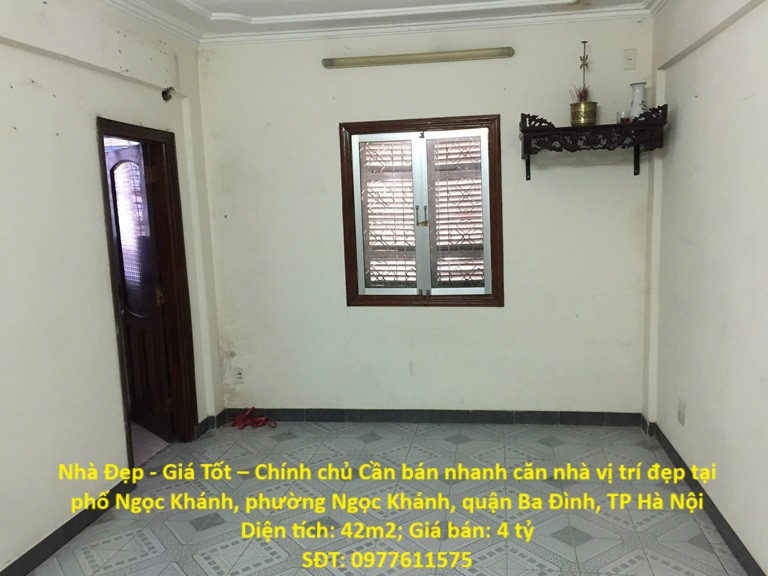 Nhà Đẹp - Giá Tốt – Chính chủ Cần bán nhanh căn nhà vị trí đẹp tại quận Ba Đình, TP Hà Nội