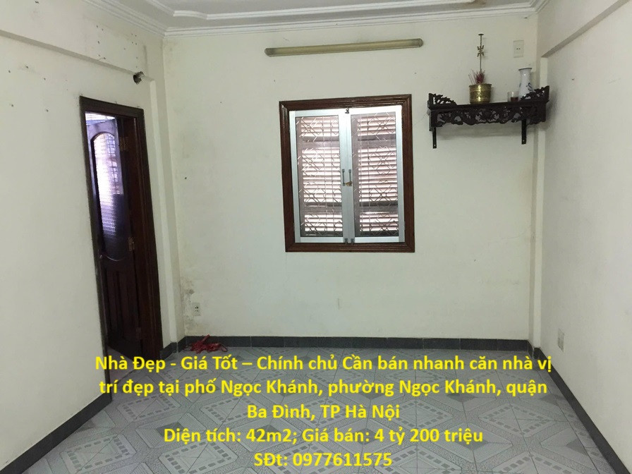 Nhà Đẹp - Giá Tốt – Chính chủ Cần bán nhanh căn nhà vị trí đẹp tại quận Ba Đình, TP Hà Nội