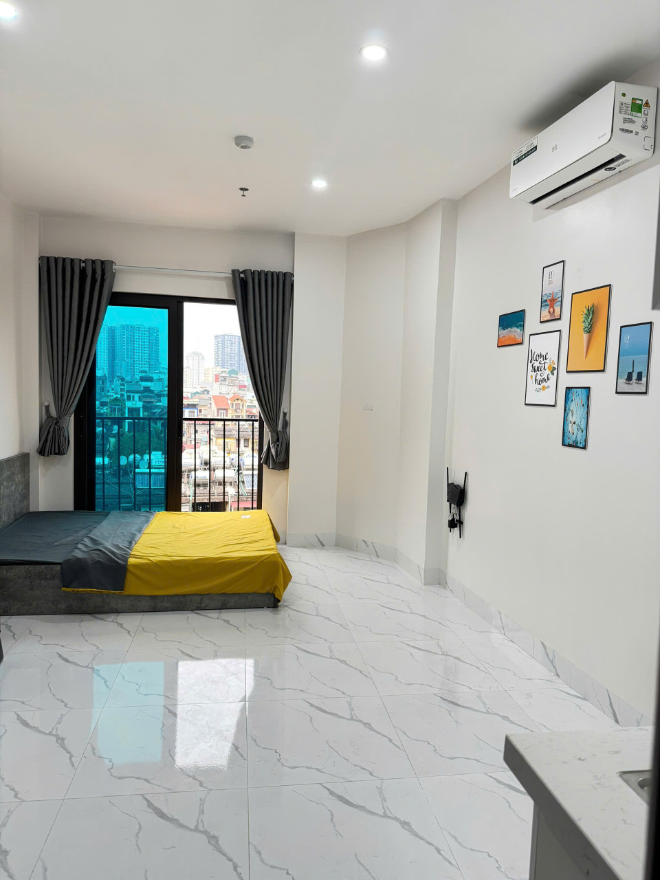 (Cực hiếm) Phòng studio rộng 28m2 mới khai trương tại phố Thái Thịnh - nội thất cao cấp - gần phố