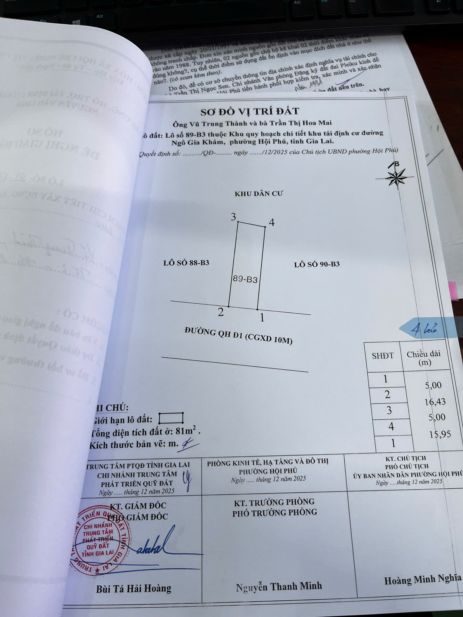 ĐẤT TĐC NGÔ GIA KHẢM LIỀN KỀ UBND PHƯỜNG HỘI PHÚ