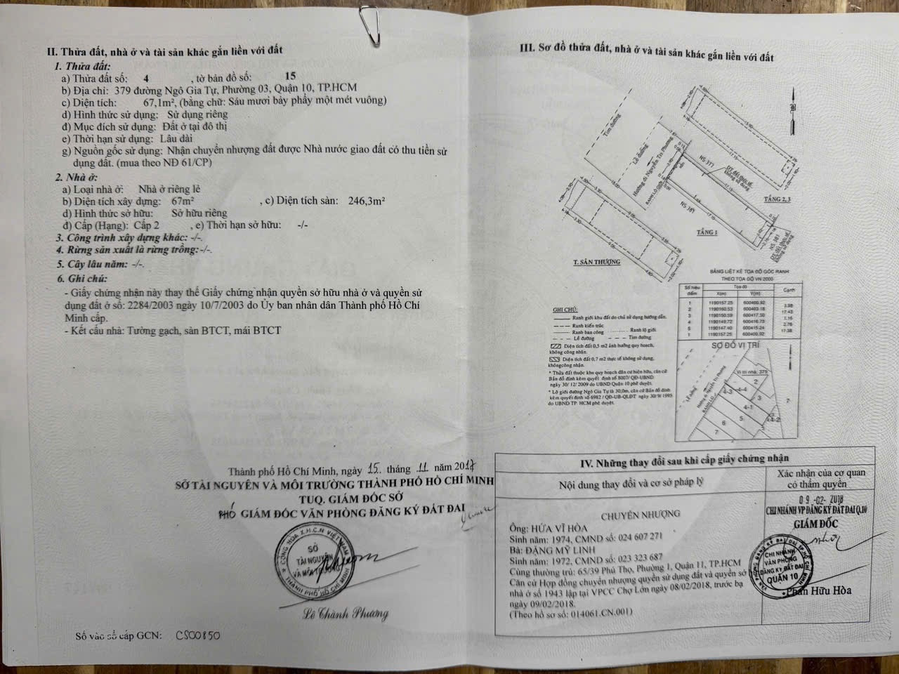 Bán nhà Ngô Gia Tự, Phường 3, Quận 10 – Giá 36 tỷ