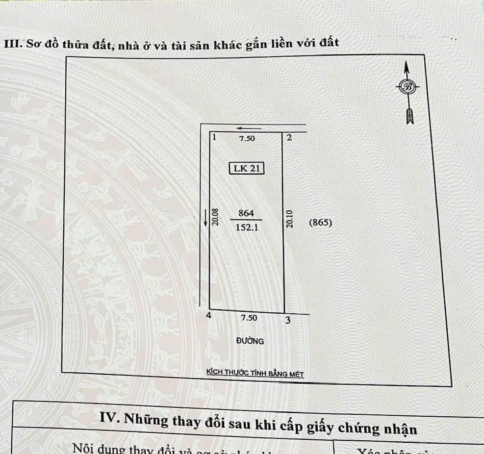 Bán lô đất 152m2 mặt đường Võ Trọng Ân, khối 7 Quán Bàu - TP Vinh