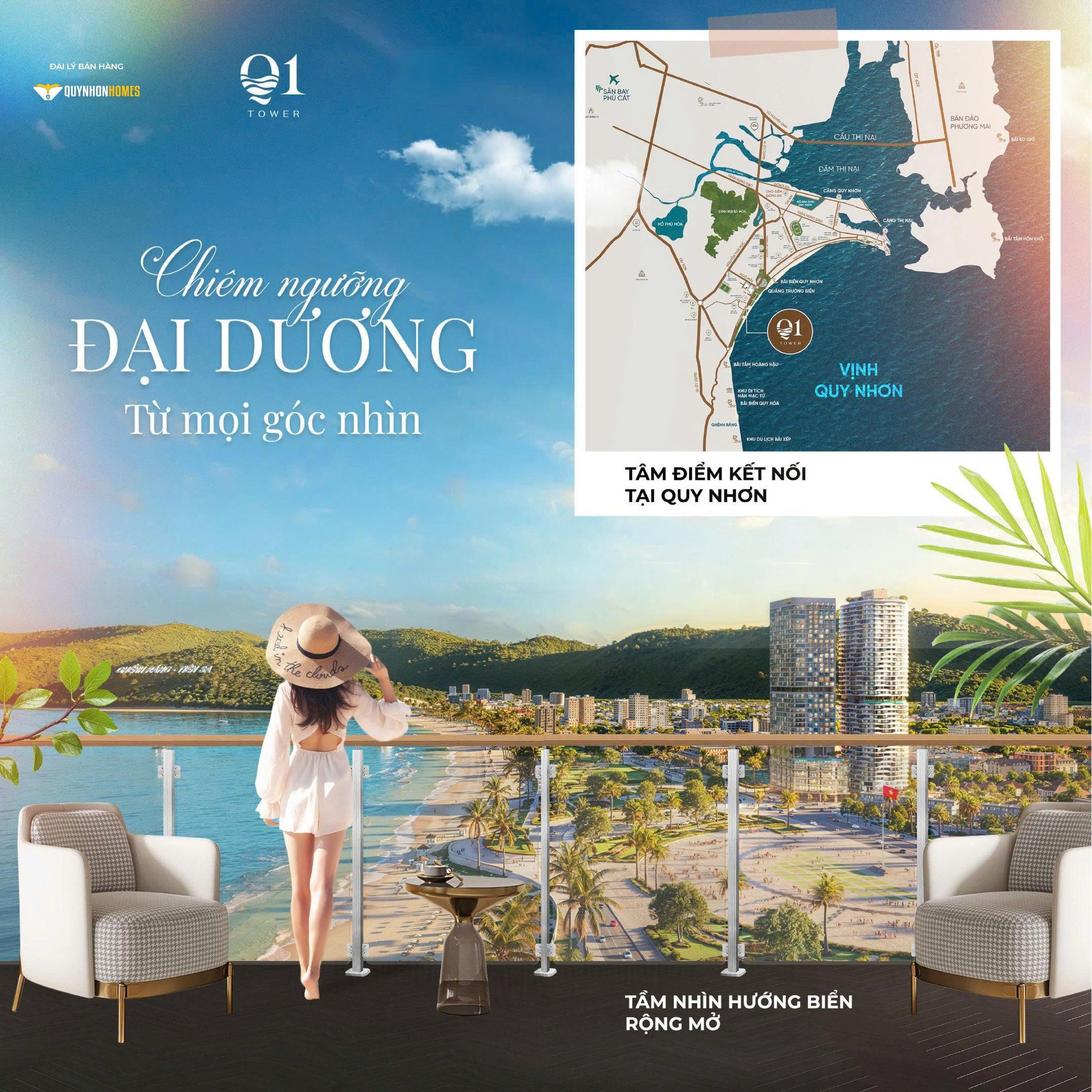 Q1 TOWER - CƠ HỘI ĐẦU TƯ SỐ 1 TẠI QUY NHƠN - GIÁ CHỈ TỪ 2 TỶ