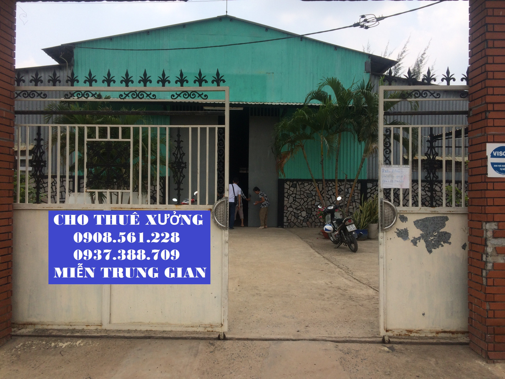 Nhà xưởng cho thuê phường hiệp thành quận 12. dt: 1000m giá 50 triêu/tháng lh: 0908561228