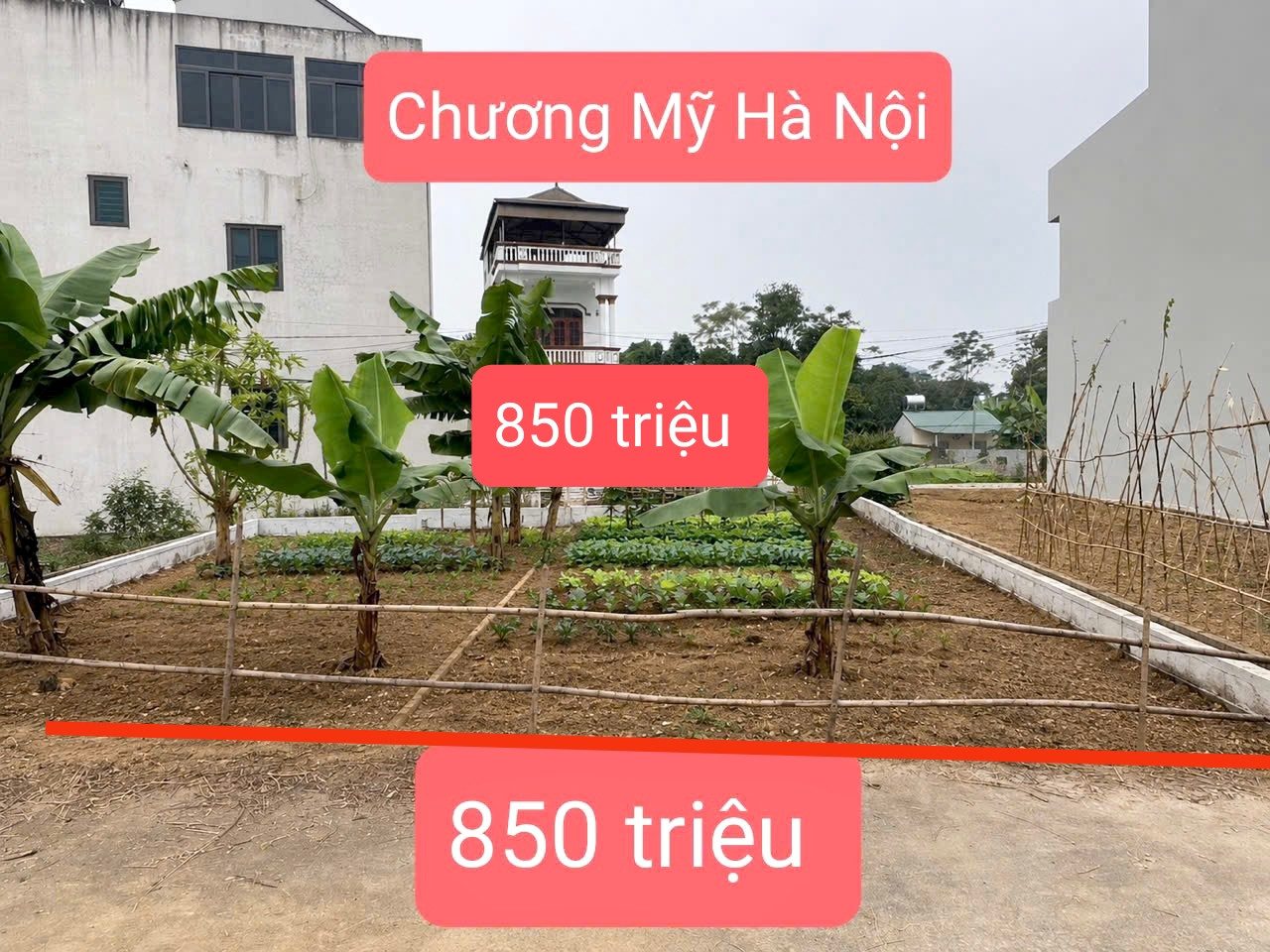 Bán đất trục Xuân Mai 850 triệu đường to