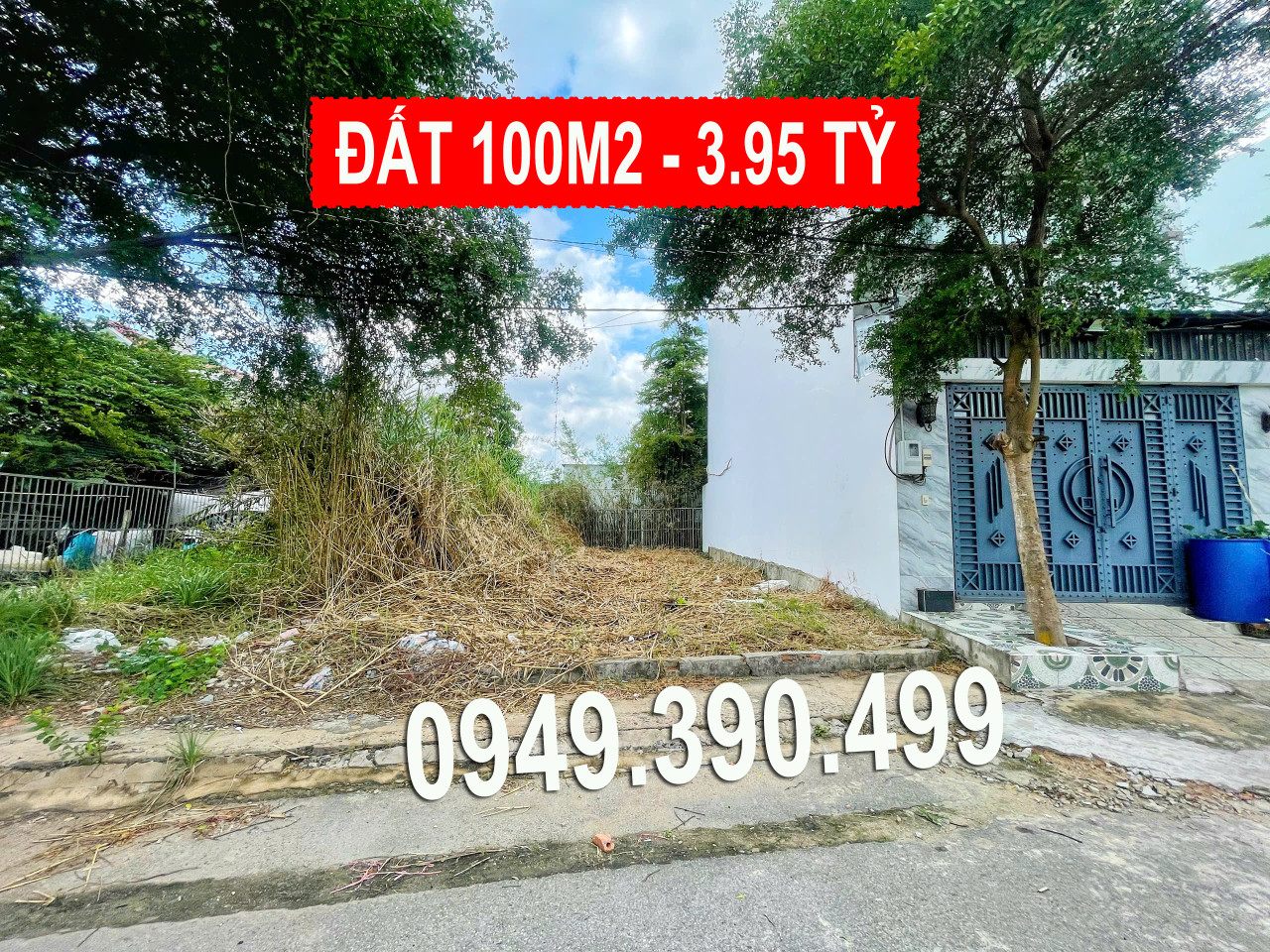 Bán đất 100.6m², đường Nguyễn Bình, gần cầu Bà Sáu, giá 3.95 tỷ, Xã Hiệp Phước