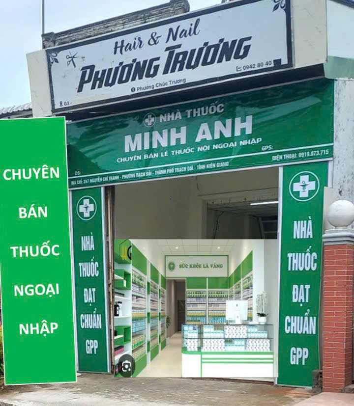 Bán Nhà Thuốc 2 Mặt Tiền Đường Nguyễn Chí Thanh, Phường Rạch Sỏi, TP. Rạch Giá, Kiên Giang.