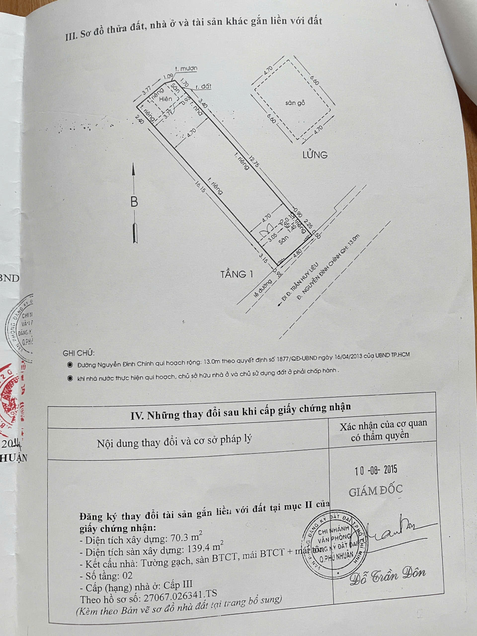 Bán nhà Mt kd đường Nguyễn Đình Chính. P 15